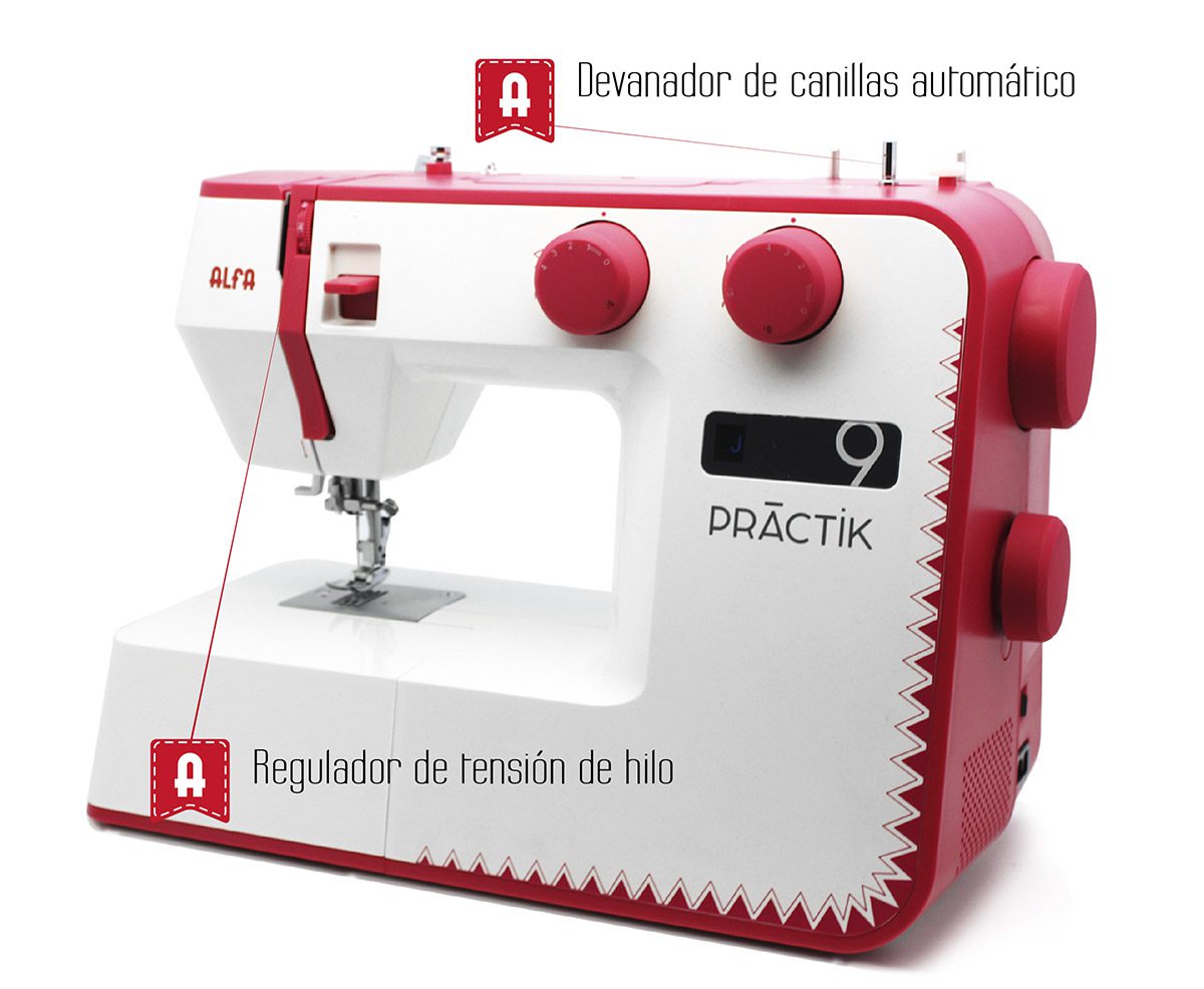 Maquina de coser Alfa practik 5