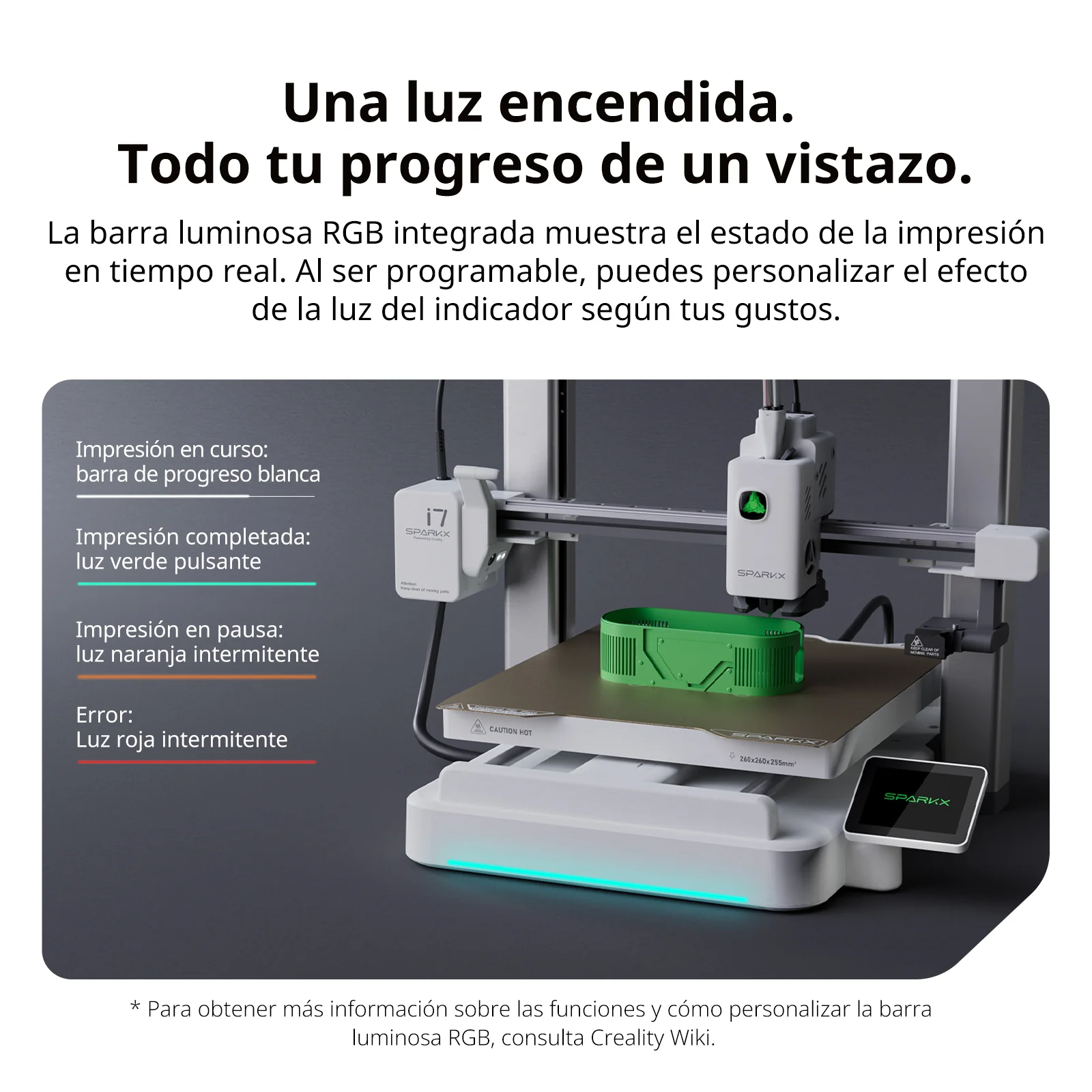 Impresora 3D Sparkx i7 Combo Creality - Imagen 3